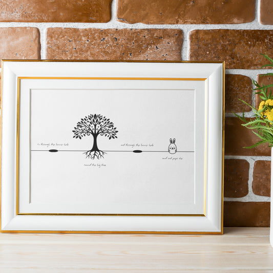 KNITTING RHYME PRINT