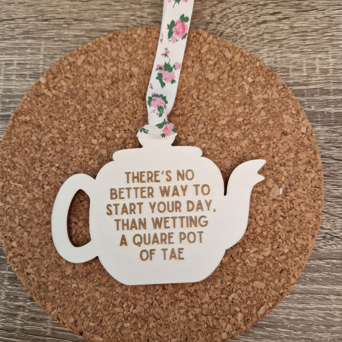 QUARE POT OF TAE- TEAPOT