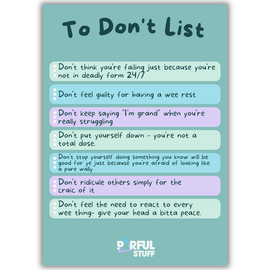 TO DON'T LIST PRINT