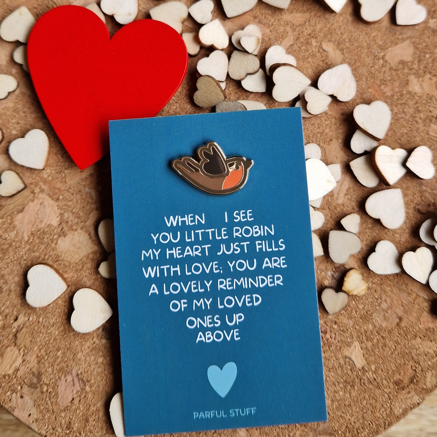 ROBIN ENAMEL PIN