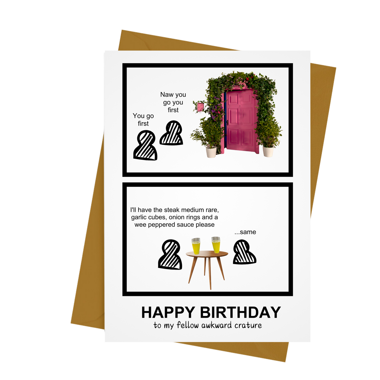 HB AWKWARD CRATURE CARD