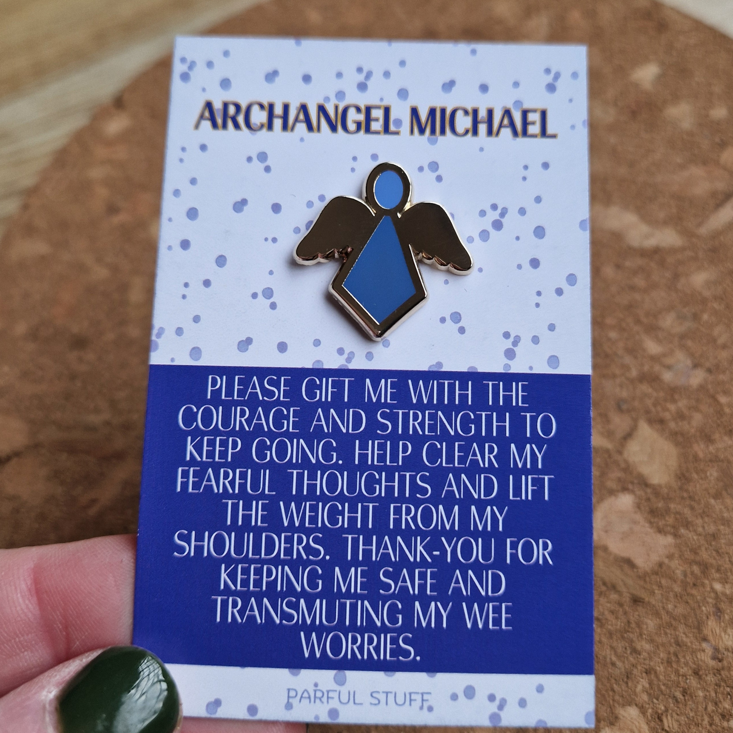 ARCHANGEL MICHAEL ENAMEL PIN