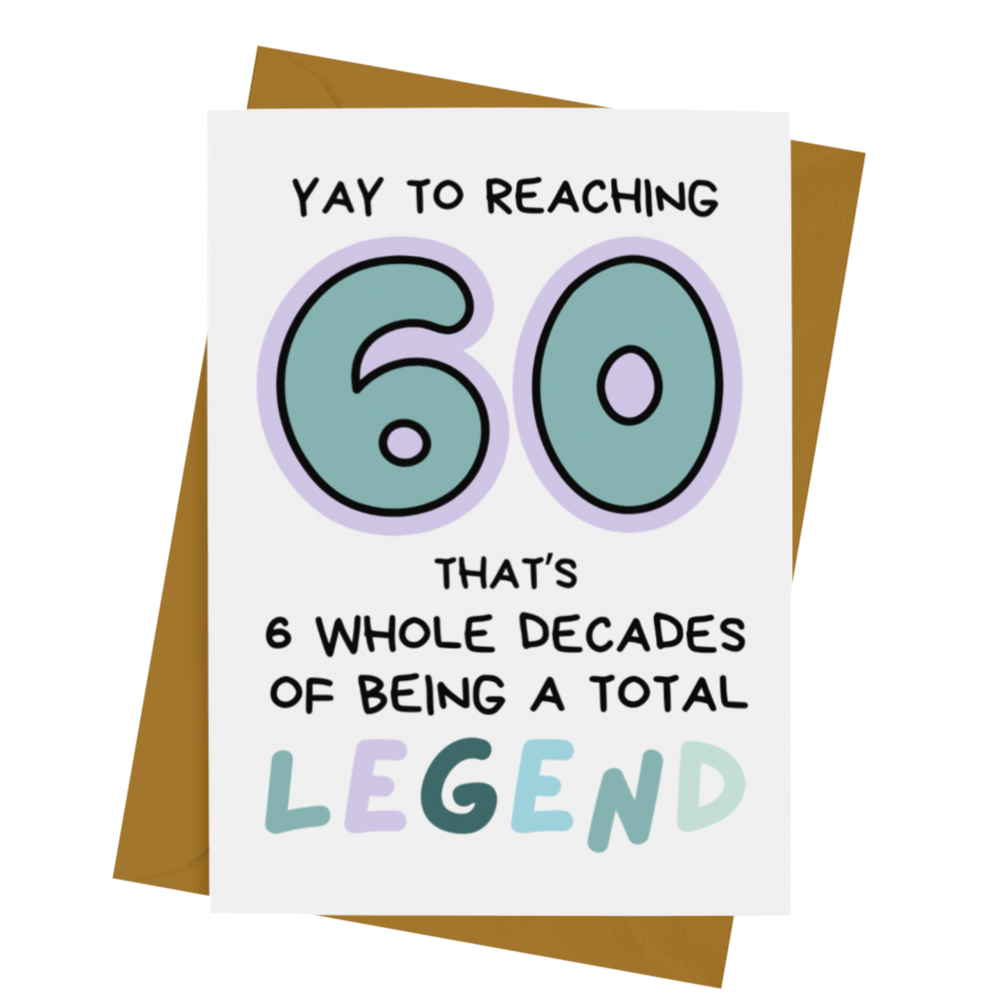 60- LEGEND BIRTHDAY CARD