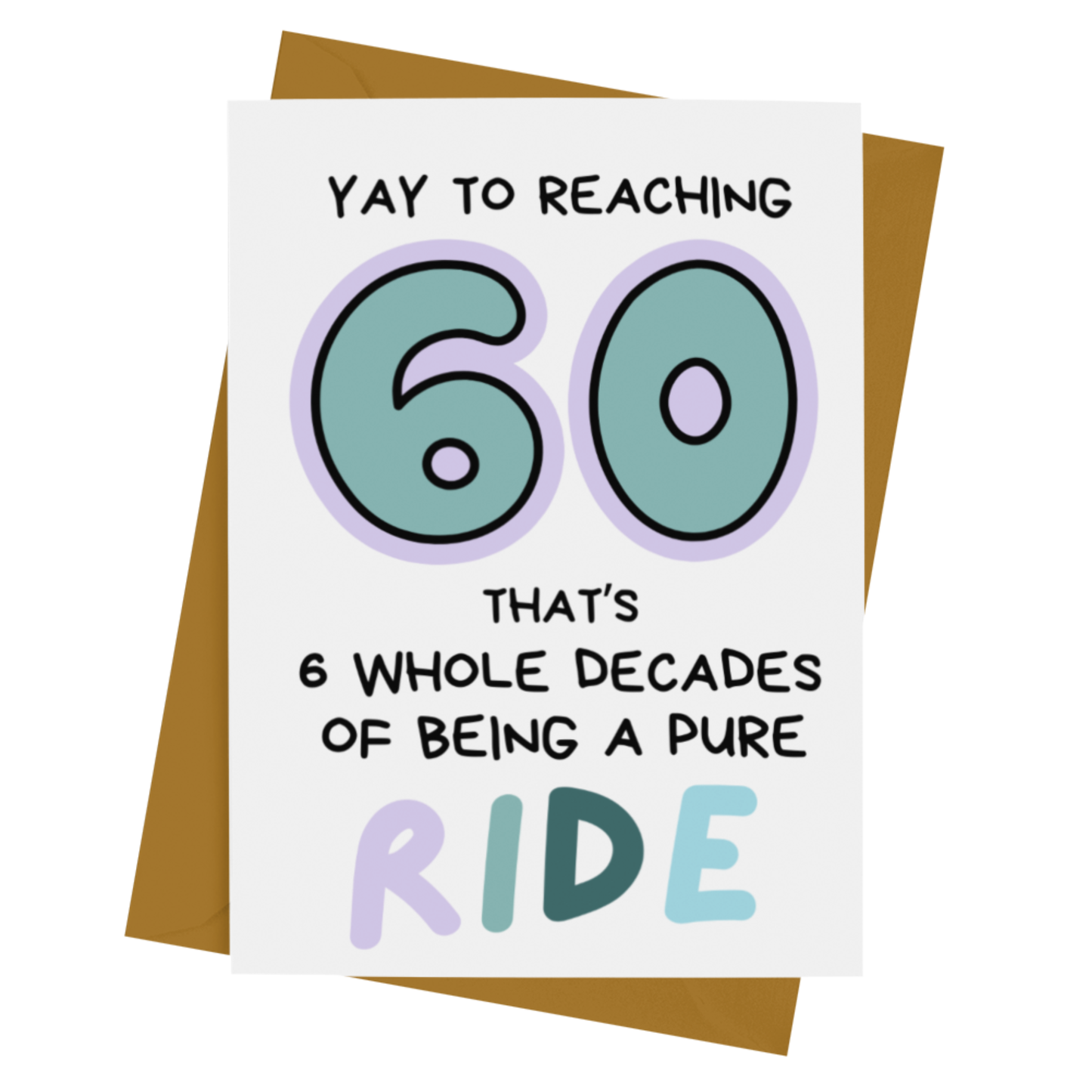 60- RIDE BIRTHDAY CARD