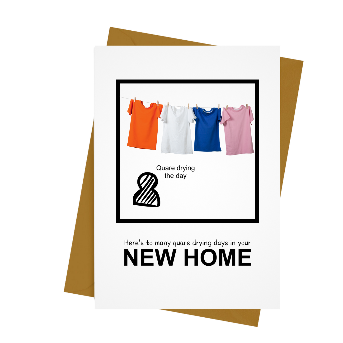 NEW HOME QUARE DRYING CARD