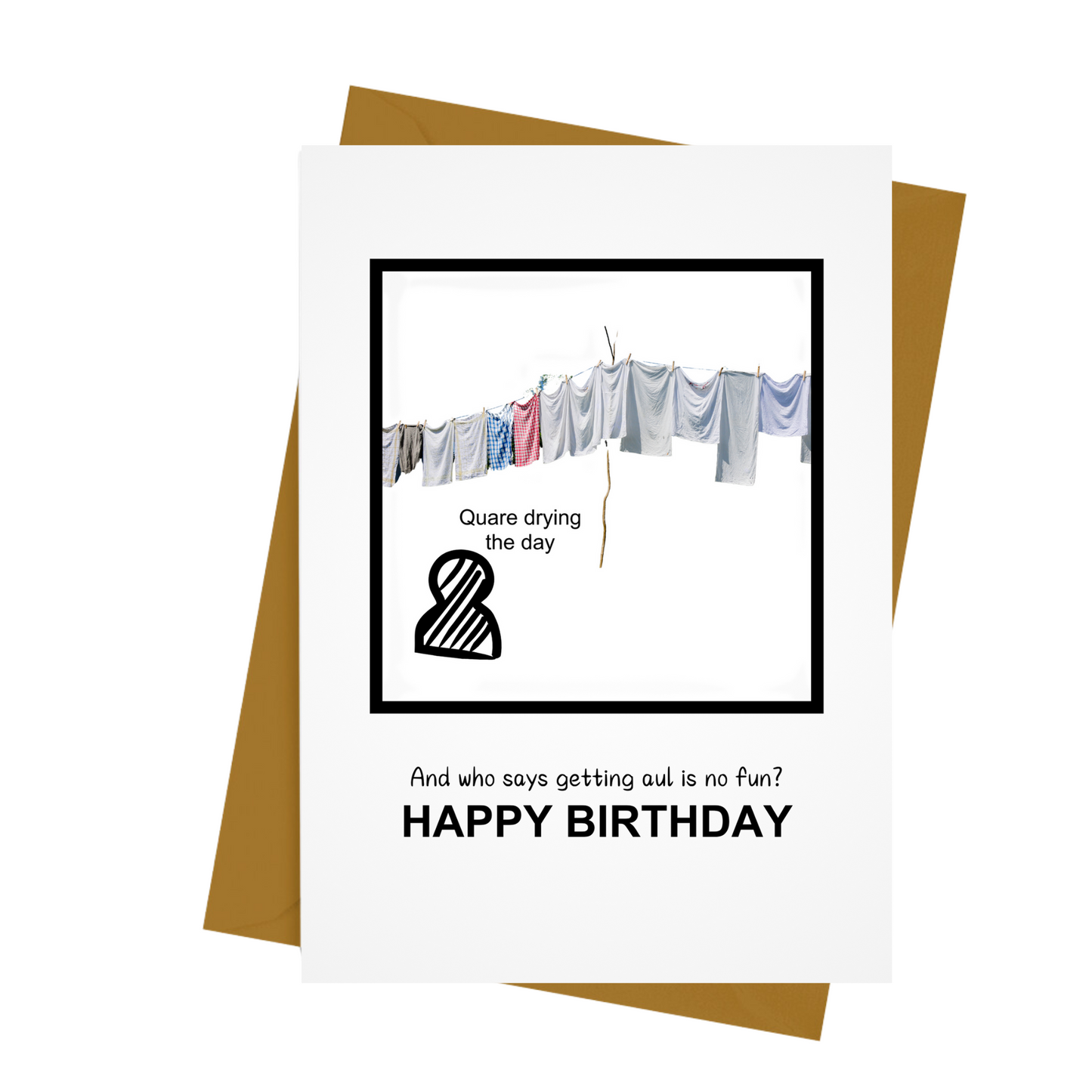 HB QUARE DRYING CARD