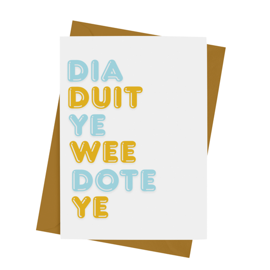 DIA DUIT - NEW BABY CARD