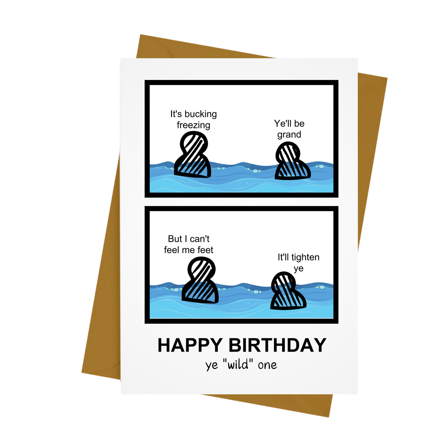 HB WILD ONE CARD