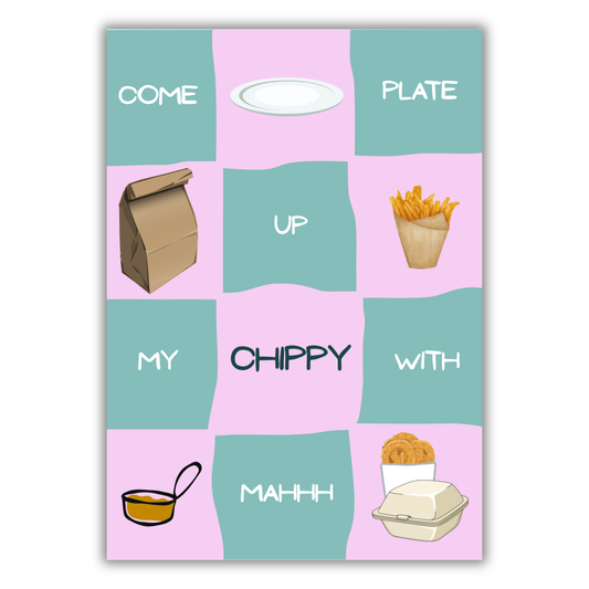 COME PLATE UP MY CHINESE WITH MAHHH PRINT