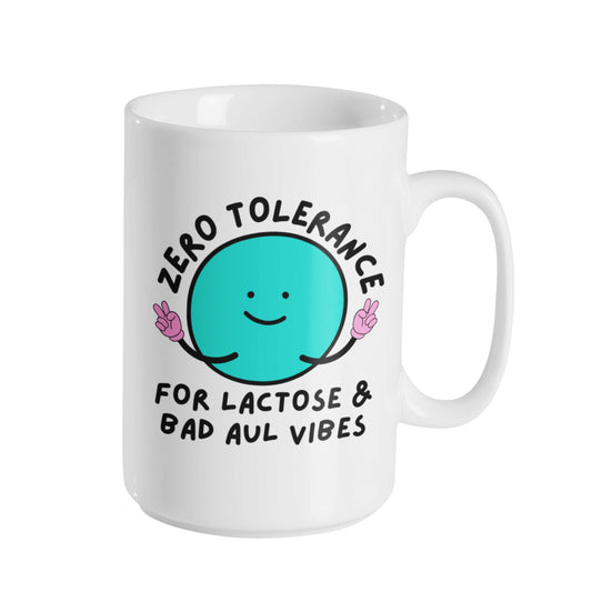 ZERO TOLERANCE (GLUTEN, LACTOSE) MUG