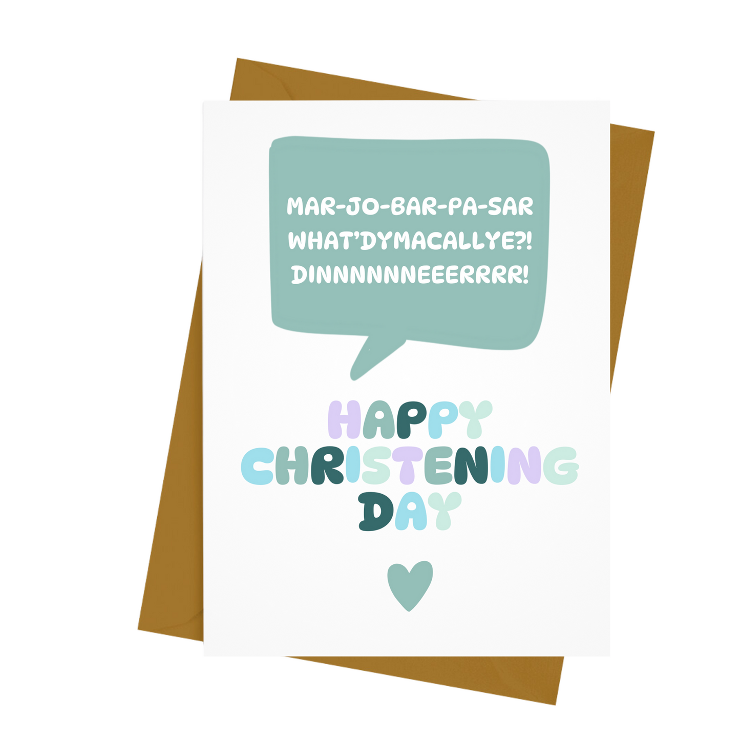 CHRISTENING CARD