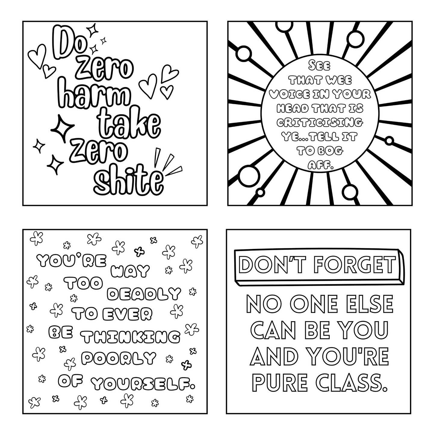 PARFUL REMINDERS COLOURING BOOK