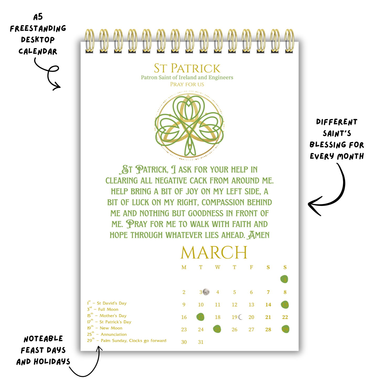 PRE-ORDER: 2026 SAINTS INTERCESSIONS AND BLESSINGS DESKTOP CALENDAR