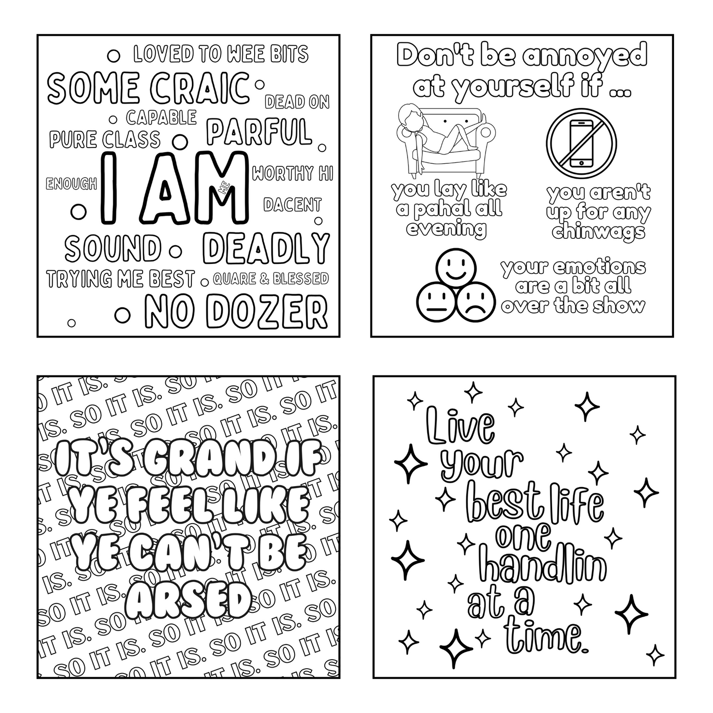 PARFUL REMINDERS COLOURING BOOK