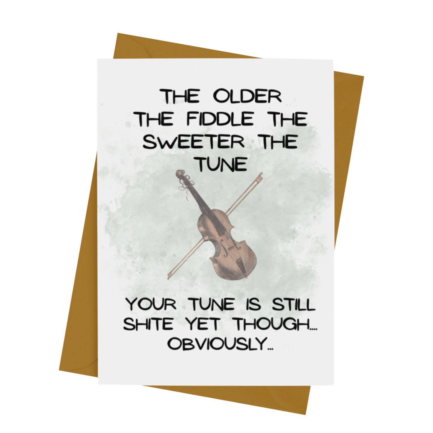 OLDER THE FIDDLE CARD