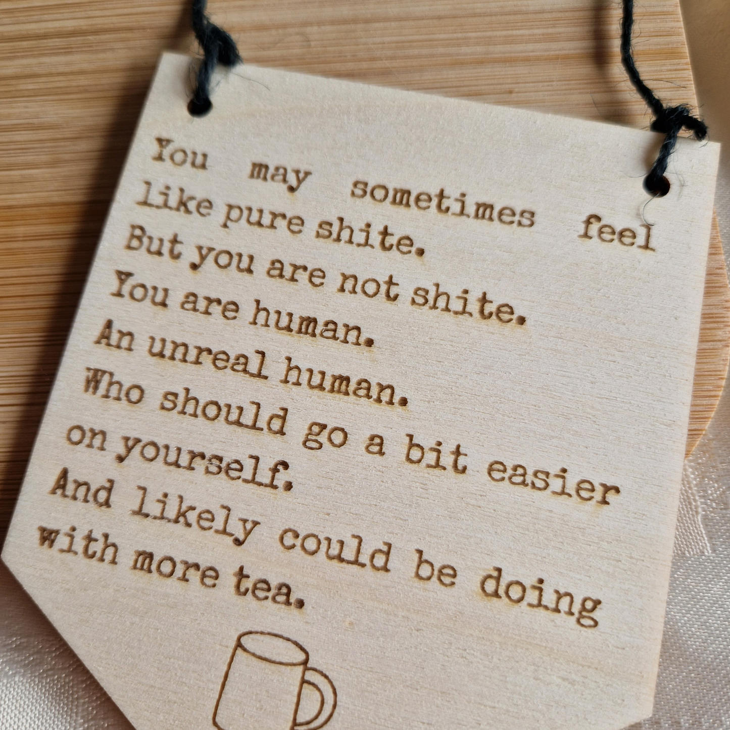 YOU ARE NOT SHITE!