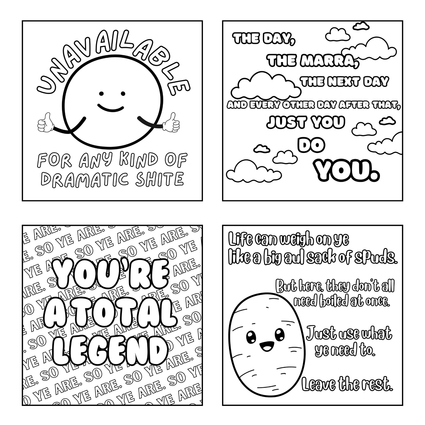 PARFUL REMINDERS COLOURING BOOK