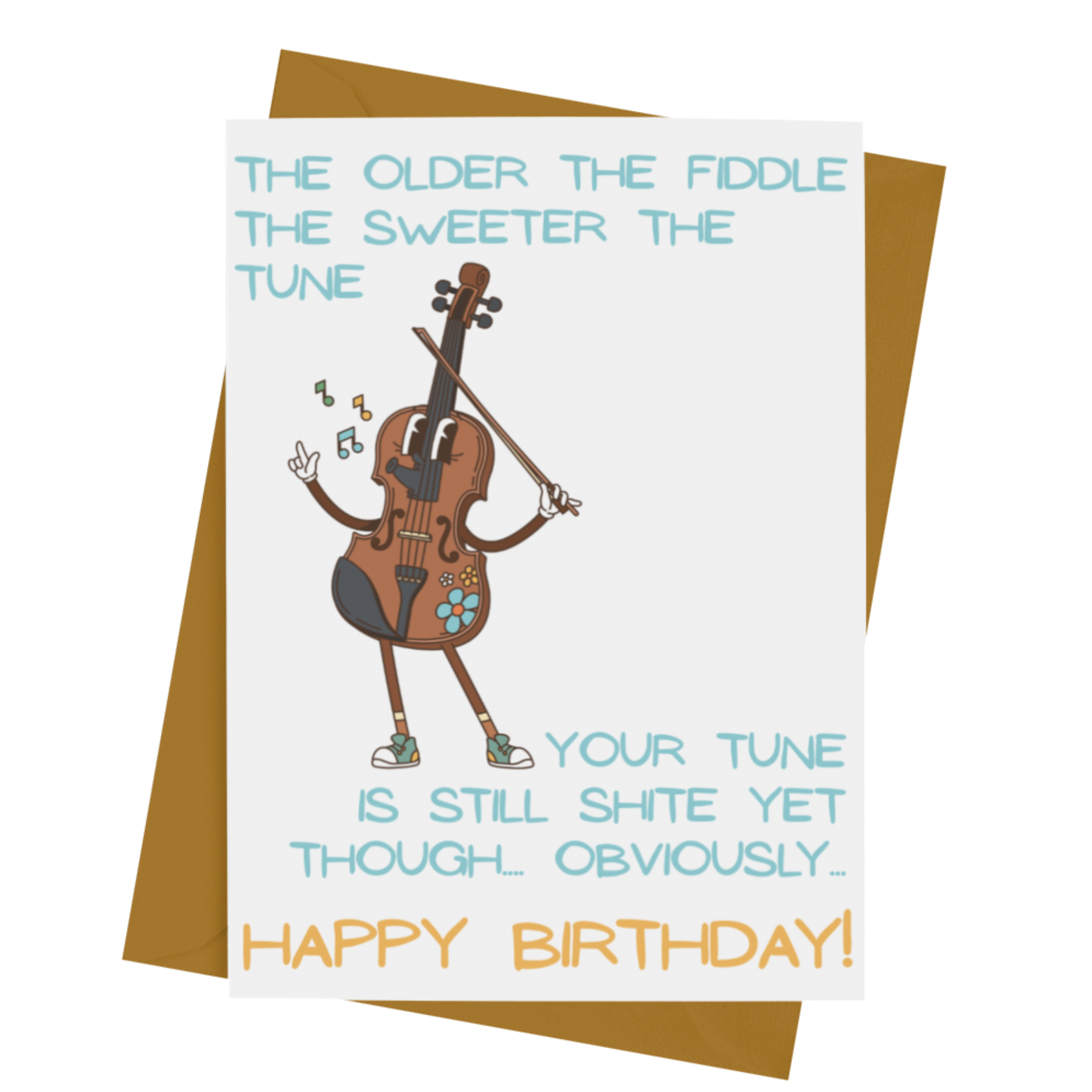 OLDER THE FIDDLE CARD