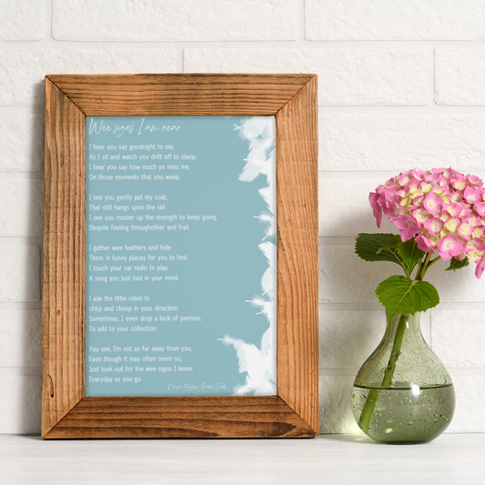 WEE SIGNS POEM PRINT