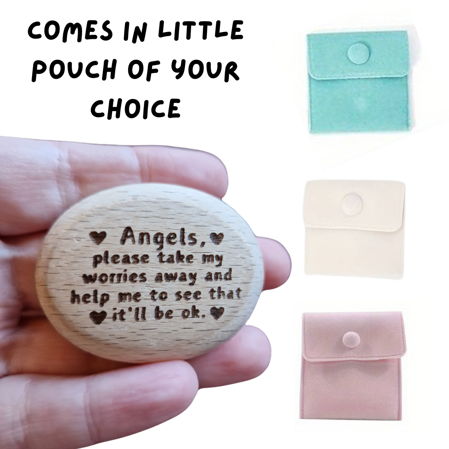 ANGEL WORRY PEBBLE
