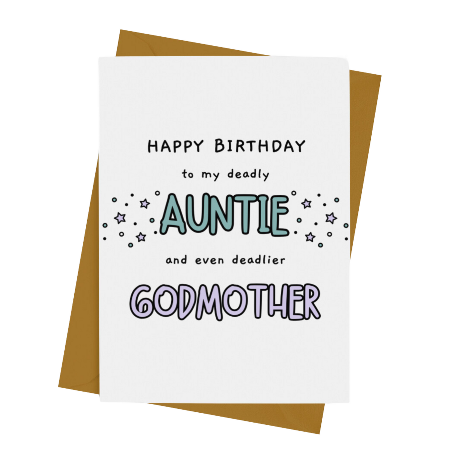 HB AUNTIE / GODMOTHER CARD