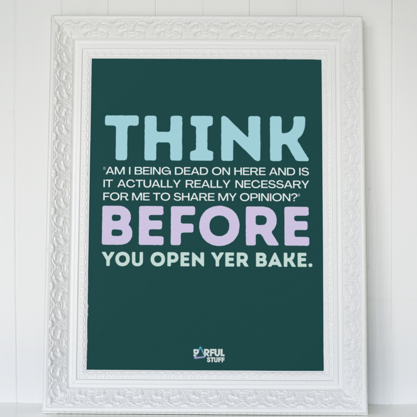 THINK BEFORE OPENING YOUR BAKE