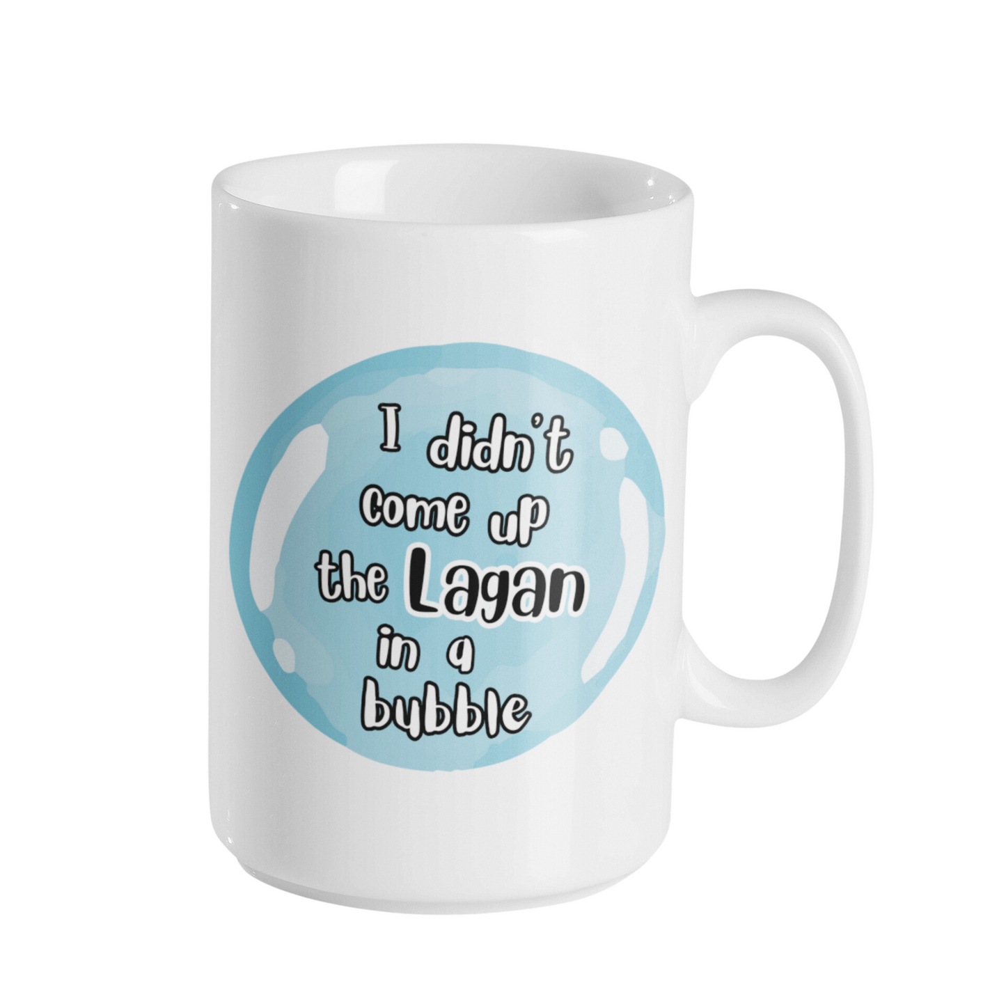 UP THE RIVER IN A BUBBLE MUG (PERSONALISED)