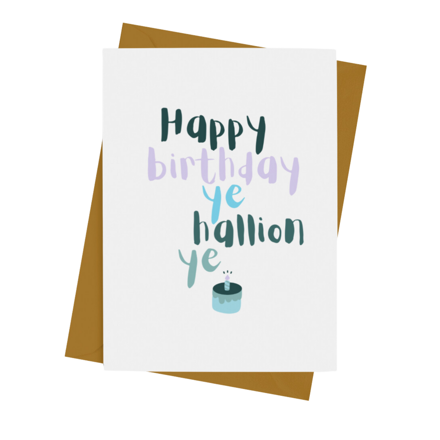 HB YE HALLION CARD