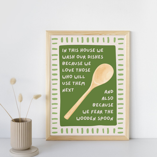 WOODEN SPOON PRINT