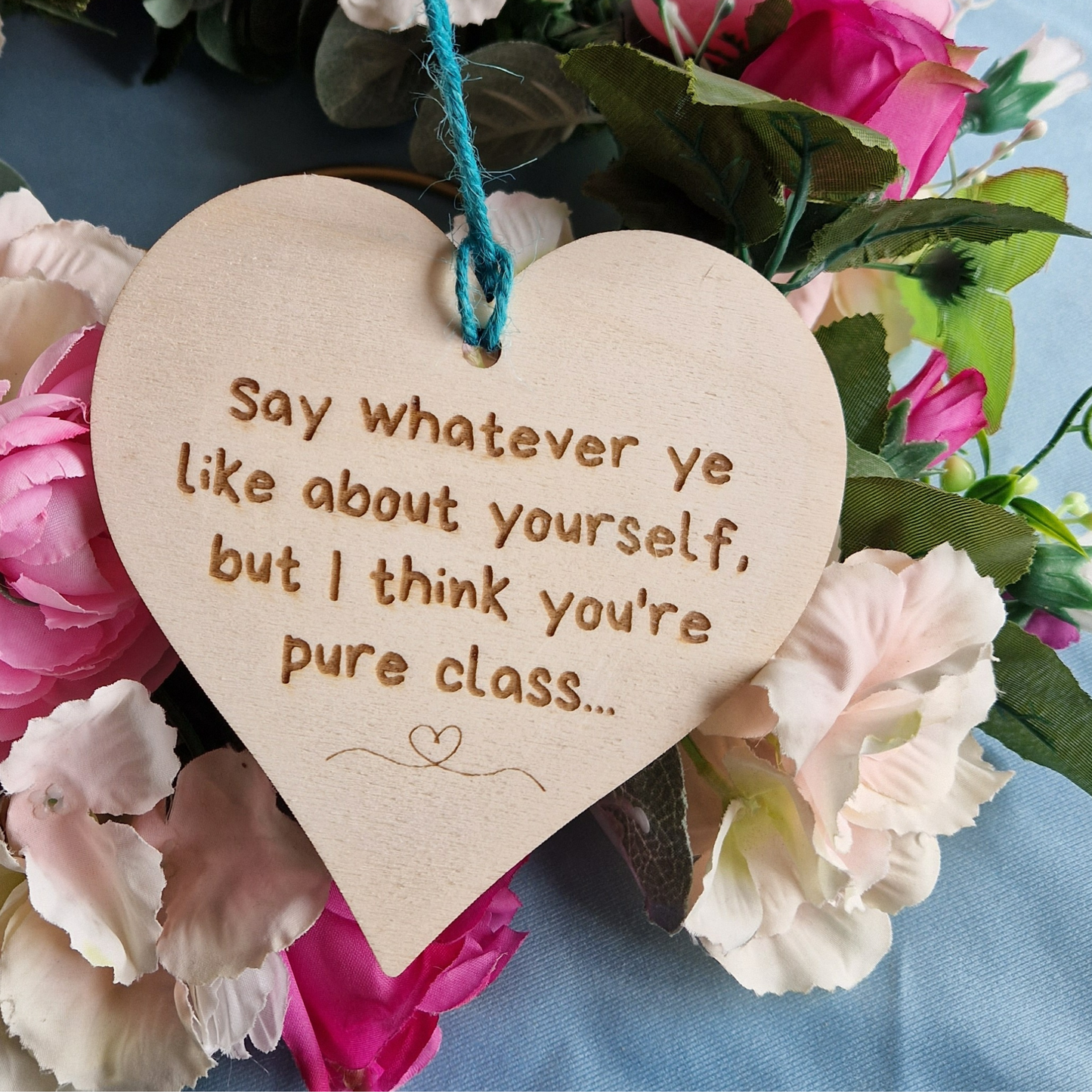 I THINK YOU'RE PURE CLASS