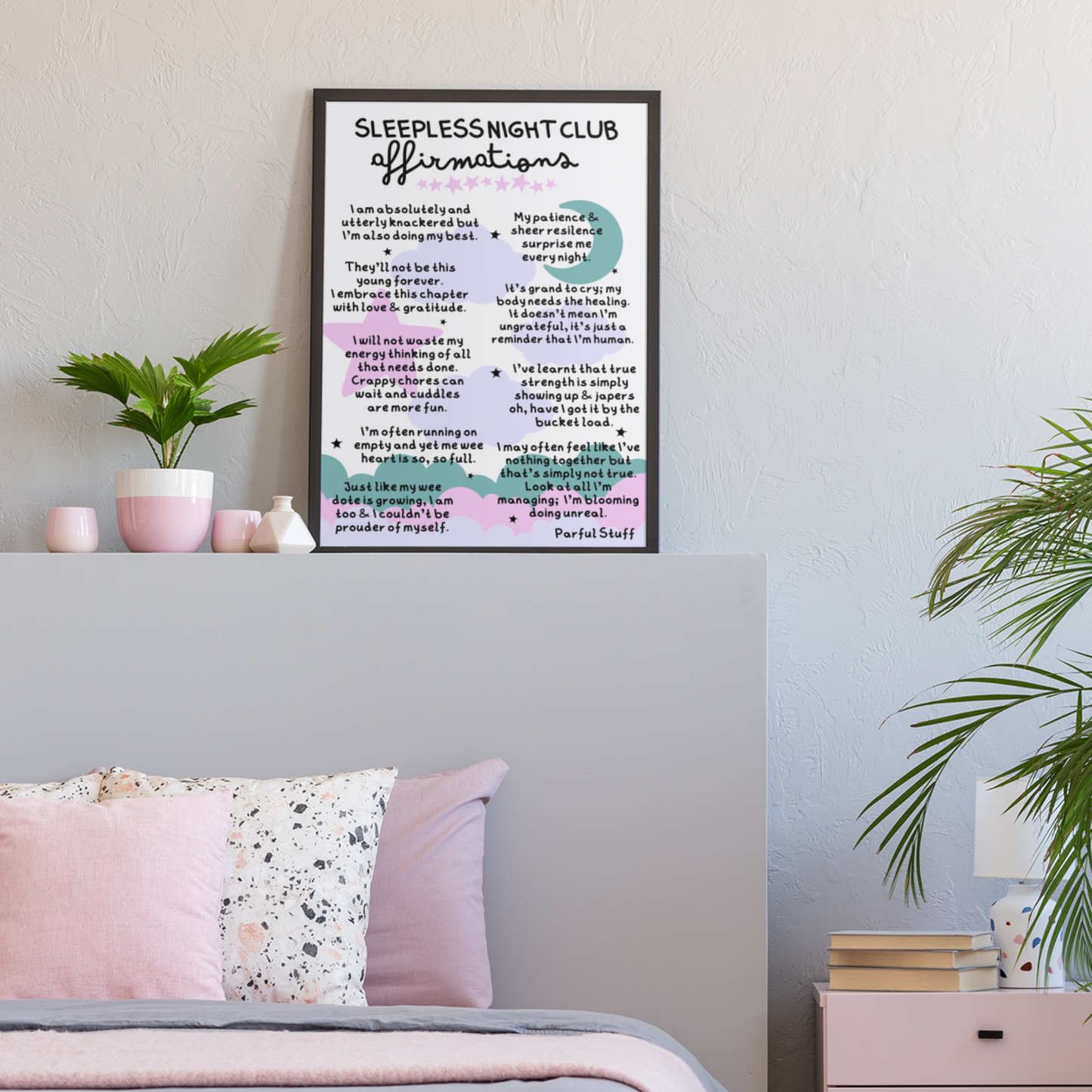 SLEEPLESS NIGHT CLUB- (NEW BABY) AFFIRMATIONS
