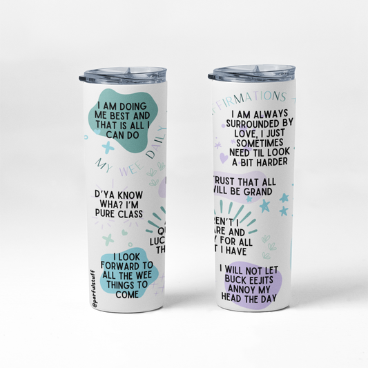 DAILY AFFIRMATIONS 20OZ TUMBLER