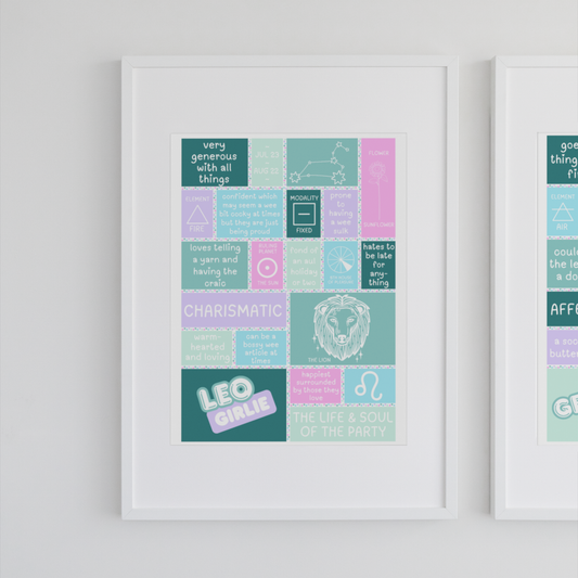 ZODIAC PRINTS (VARIOUS)