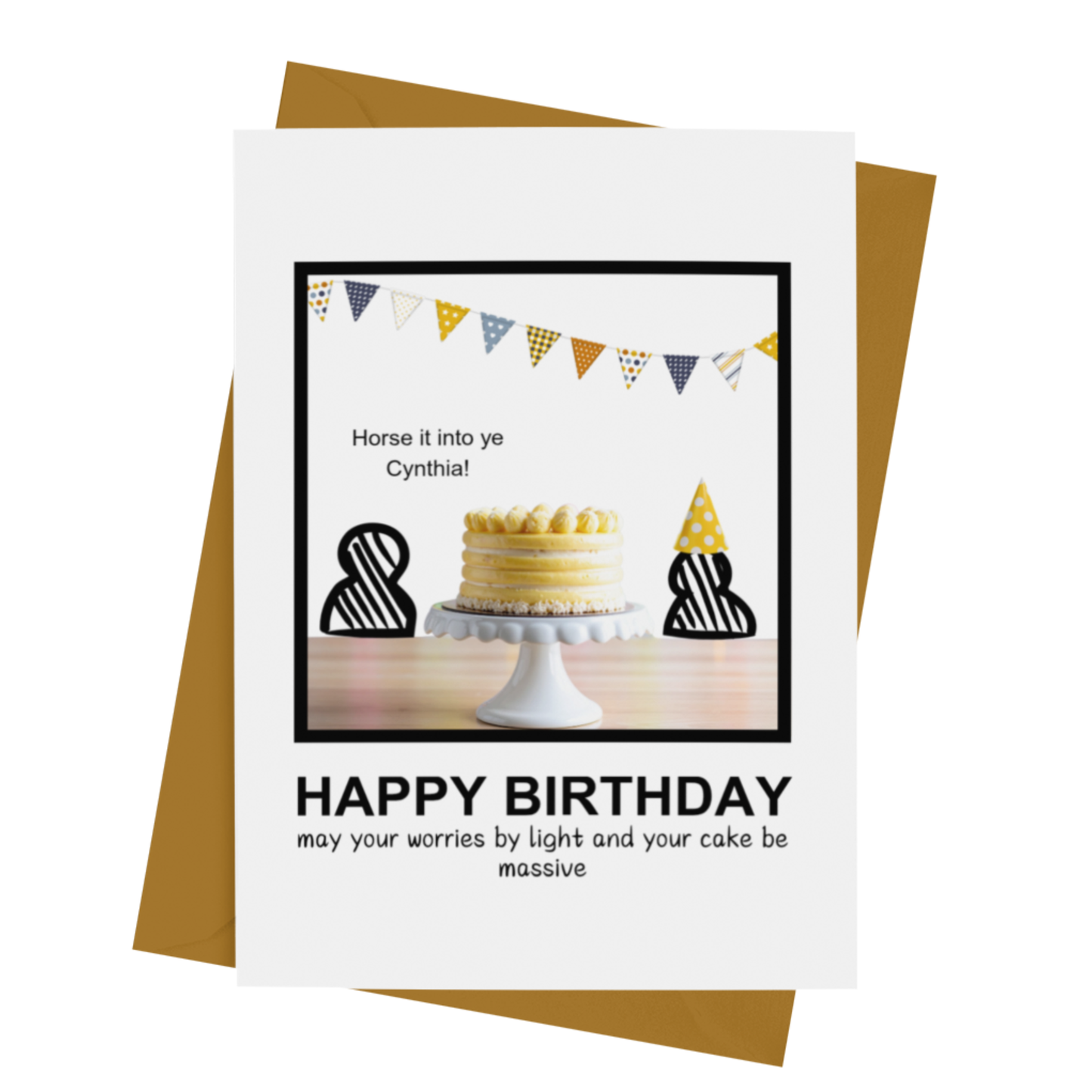 HORSE IT INTO YE CYNTHIA HB CARD
