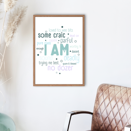 I AM AFFIRMATIONS PRINT