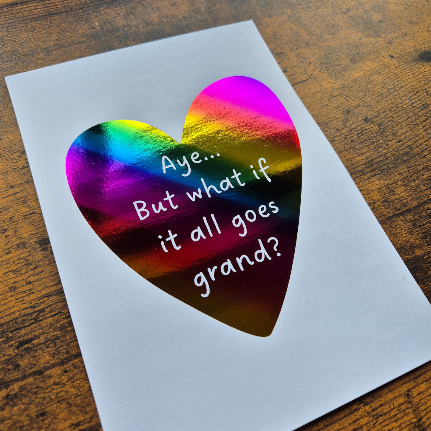 MINDSET RESET - A5 FOILED PRINT