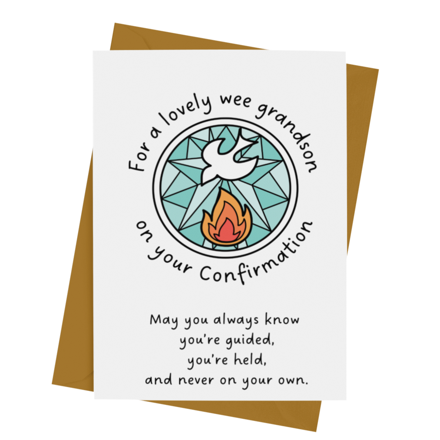 GRANDSON CONFIRMATION CARD