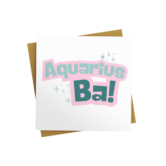 ZODIAC BA BIRTHDAY CARD