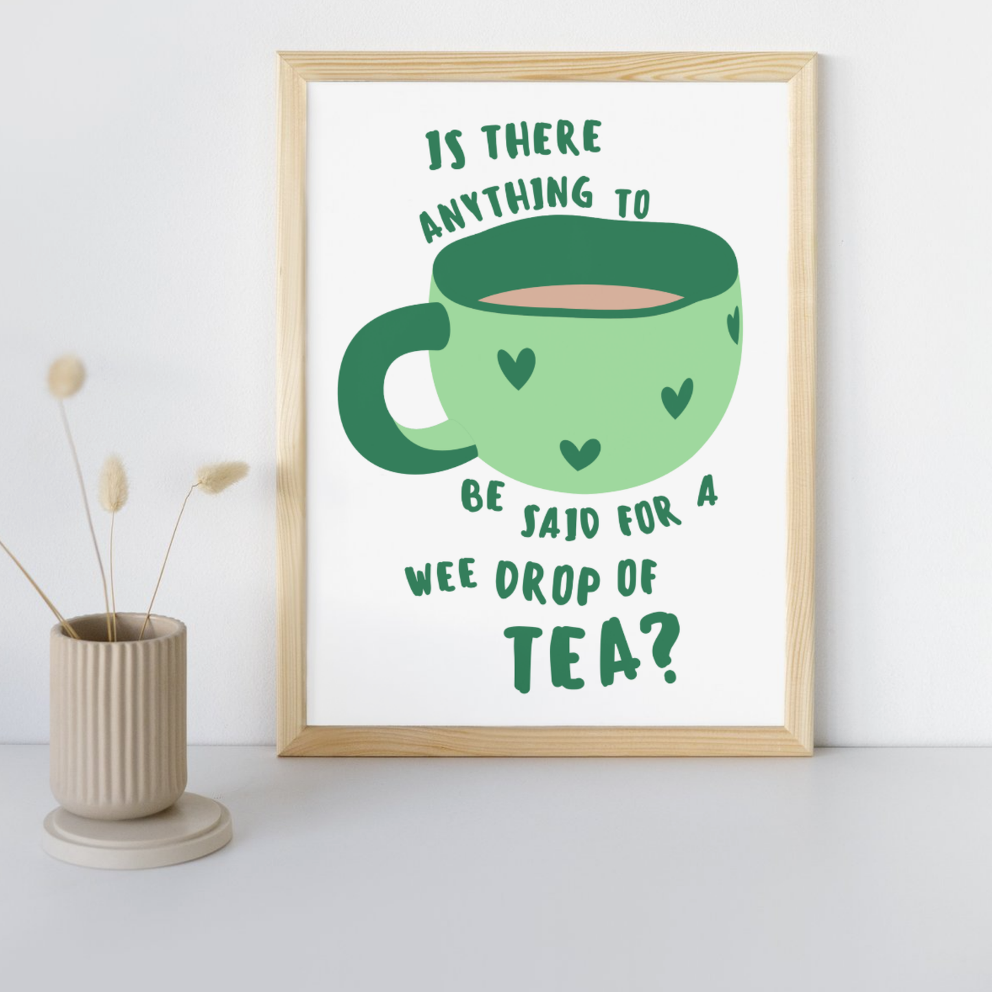 ANYTHING TO BE SAID FOR TEA? PRINT