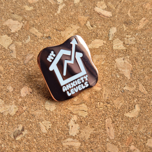 ANXIETY ENAMEL PIN