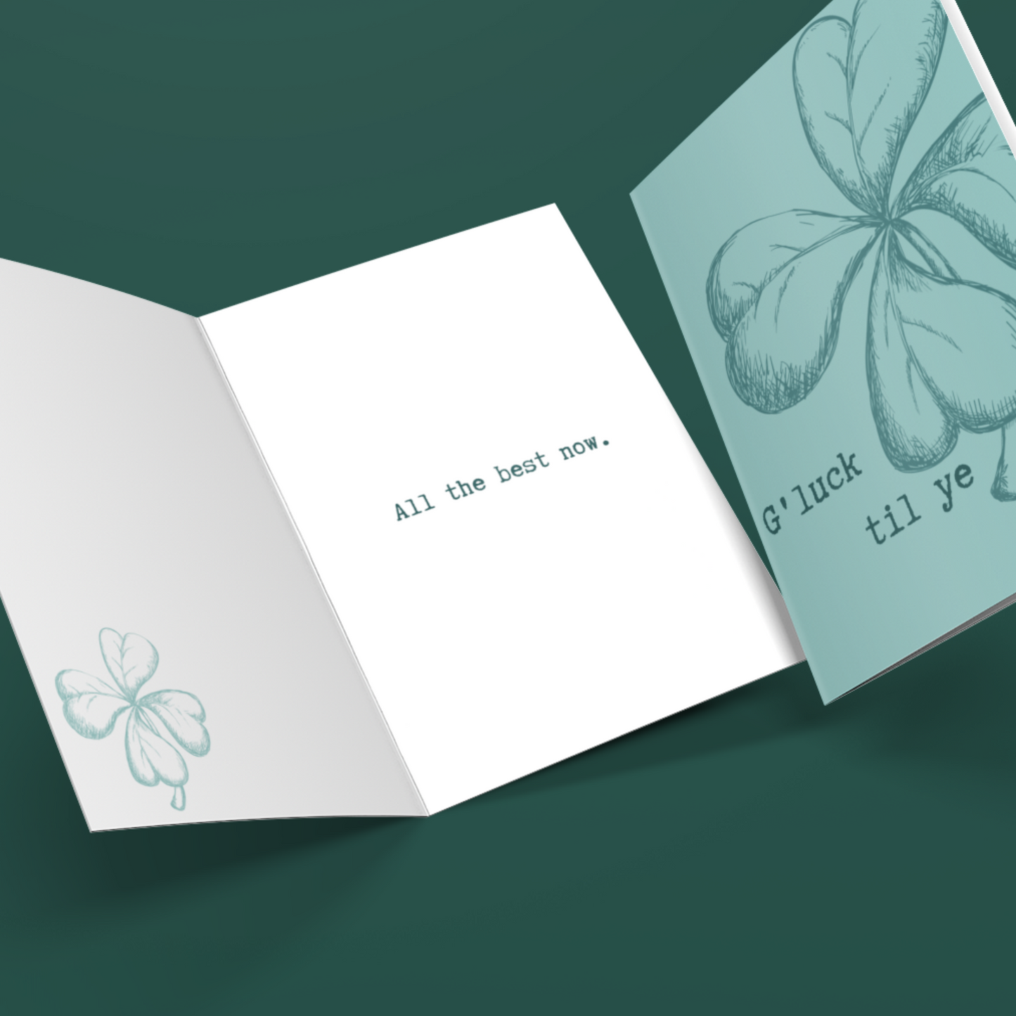 G'LUCK TIL YE CARD