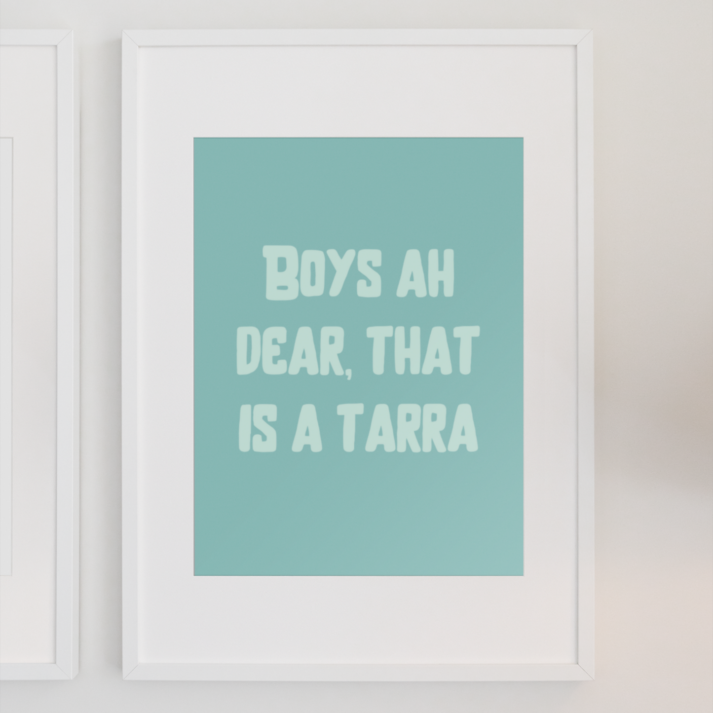 BOYS AH DEAR PRINT
