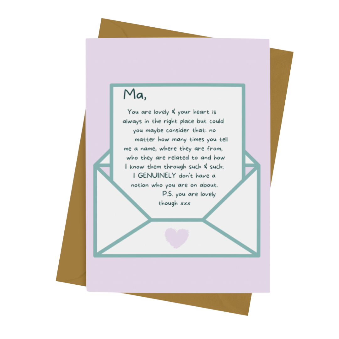 FUNNY MUMMY CARD