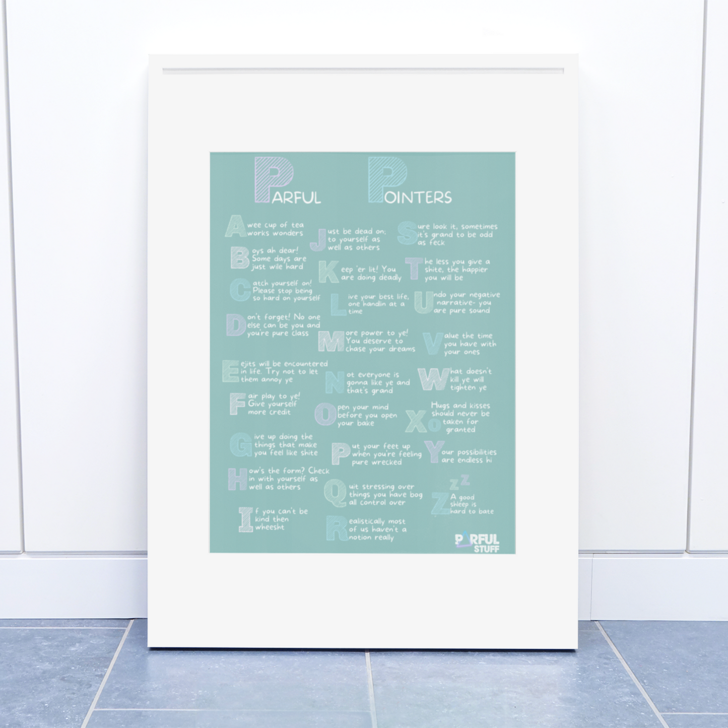 PARFUL POINTERS PRINT