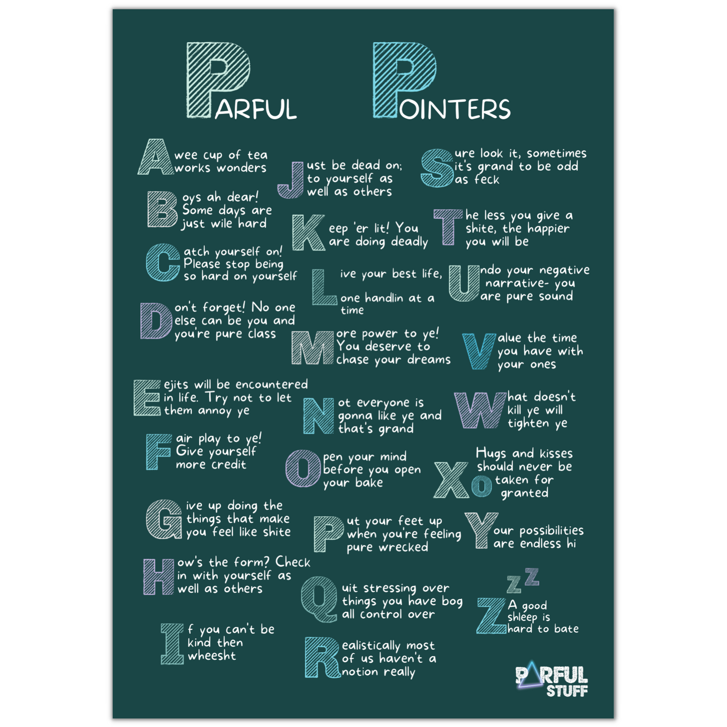 PARFUL POINTERS PRINT