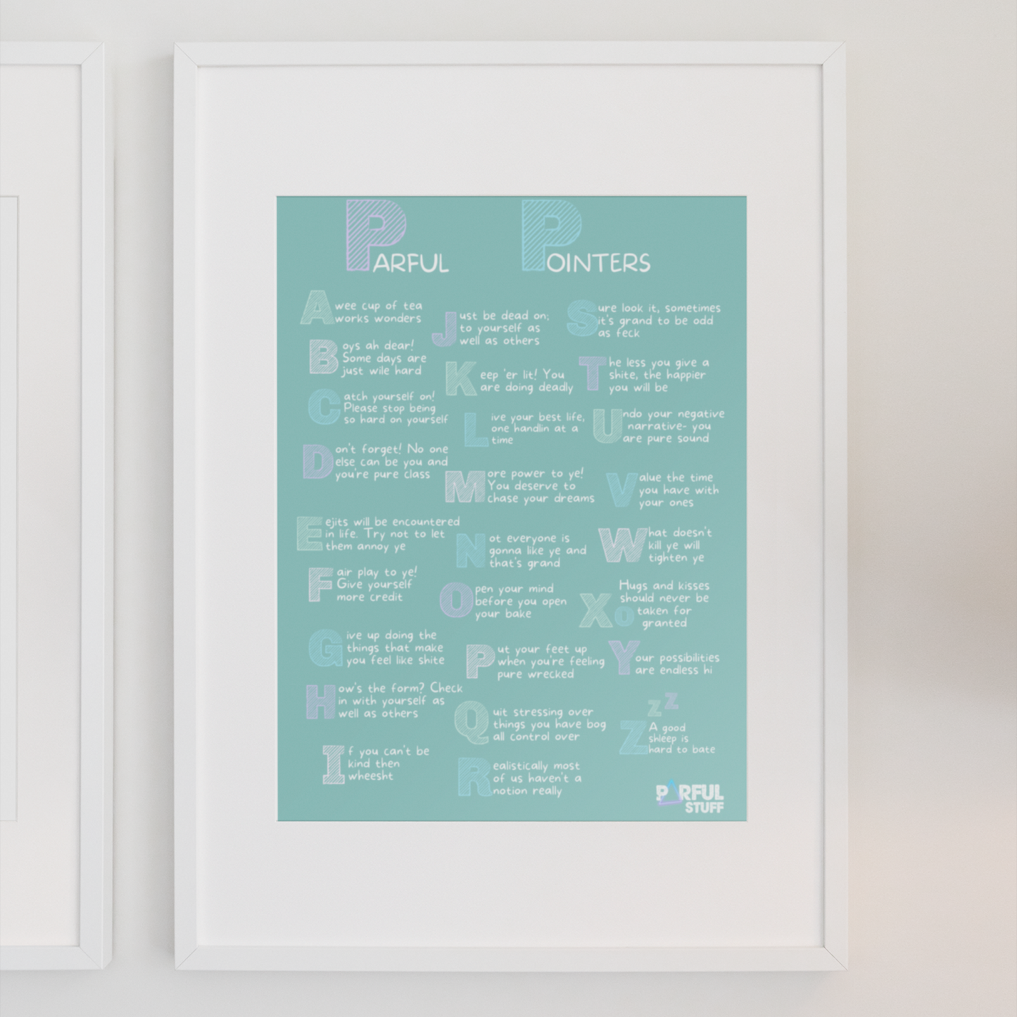 PARFUL POINTERS PRINT