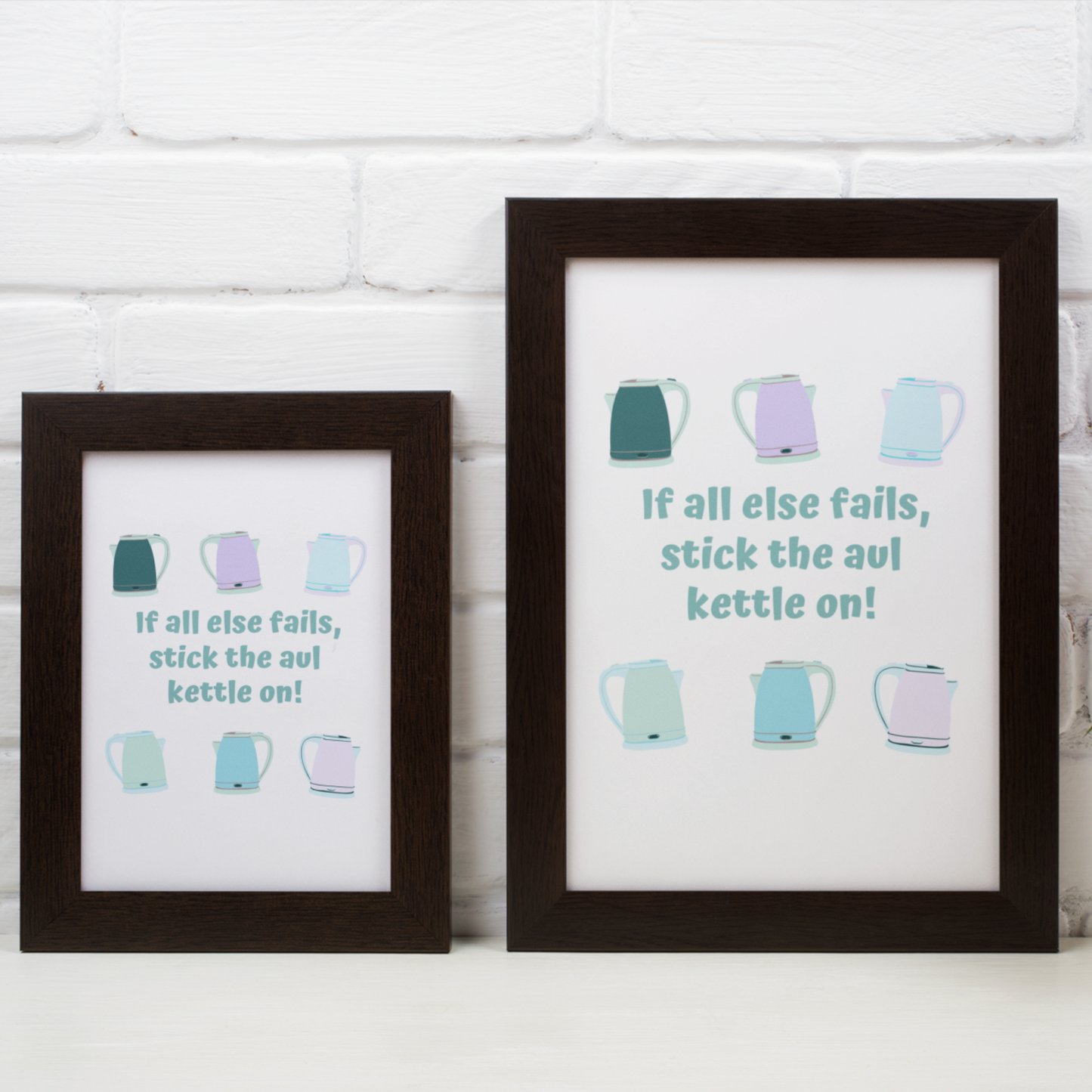 STICK THE KETTLE ON PRINT