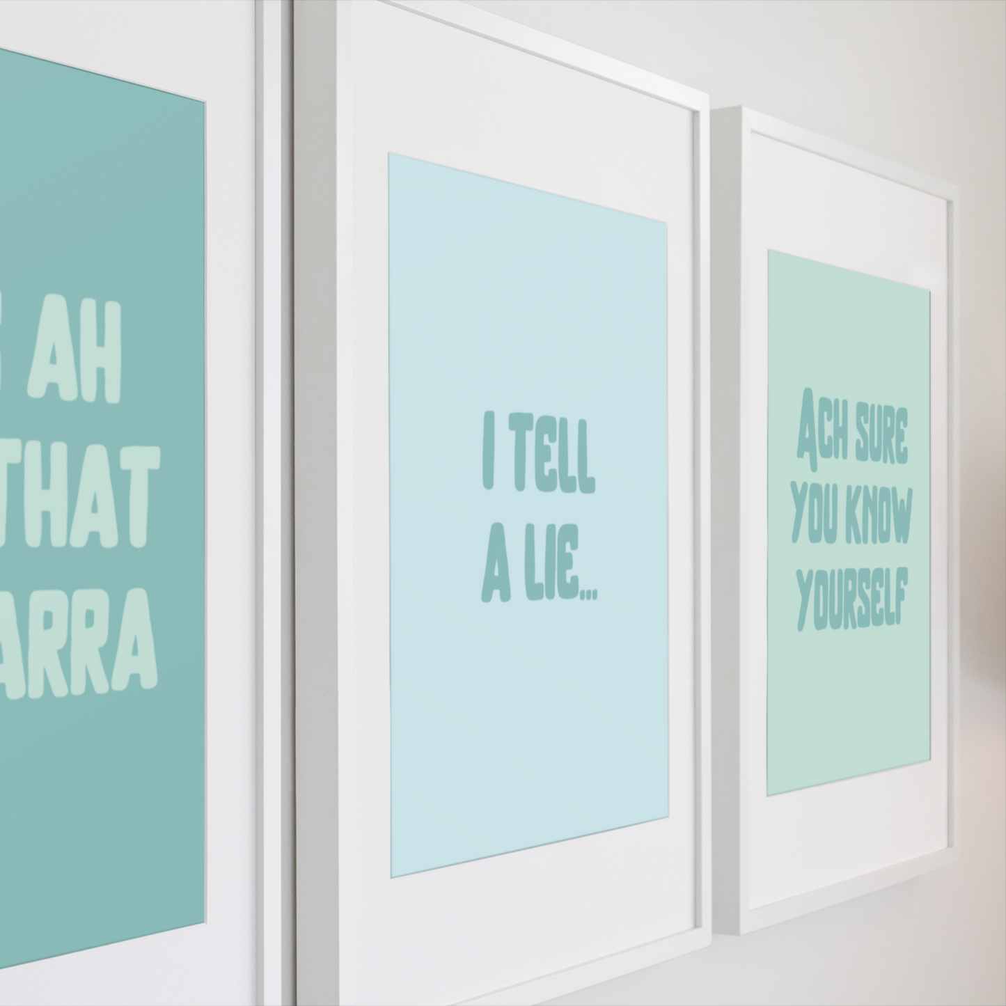 I TELL A LIE PRINT