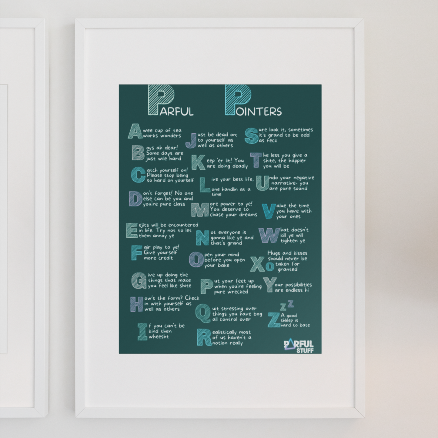 PARFUL POINTERS PRINT
