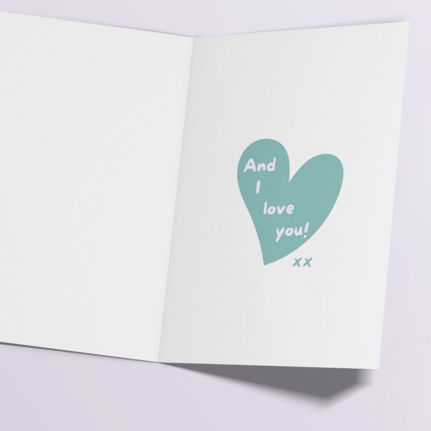 I LOVE YOU CARD